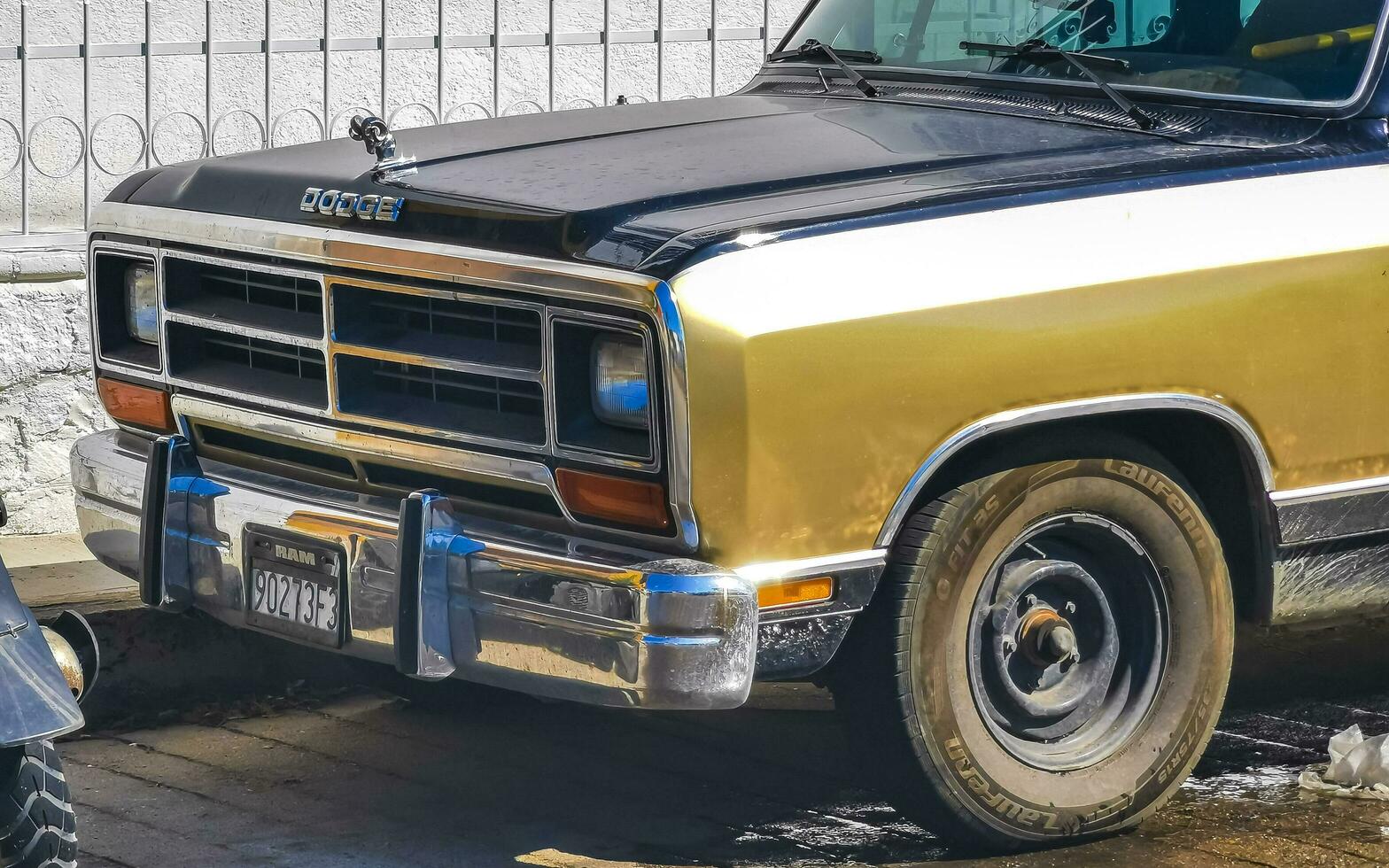 Puerto Escondido Oaxaca Mexico 2023 Mexican classic pickup truck car 4x4 Off-road vehicles Mexico. photo