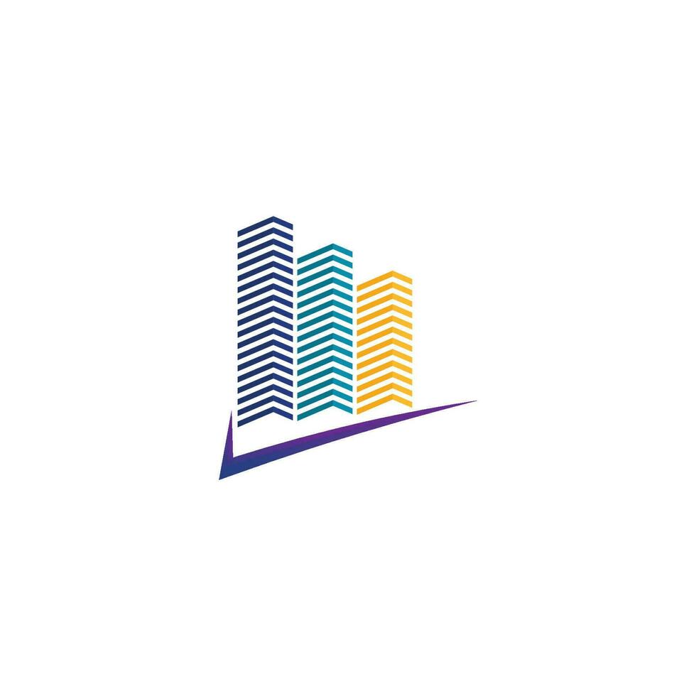 Real estate and home buildings vector logo icons template