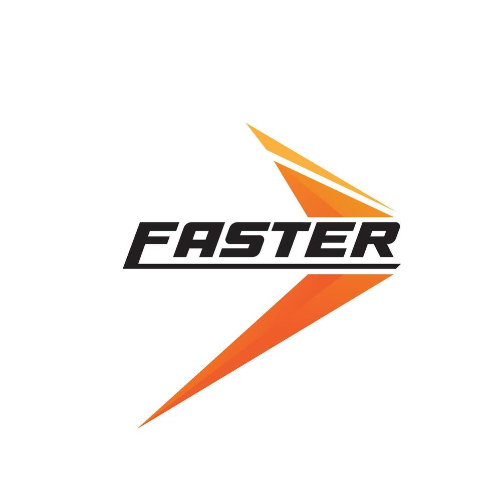 Faster Logo Template vector icon