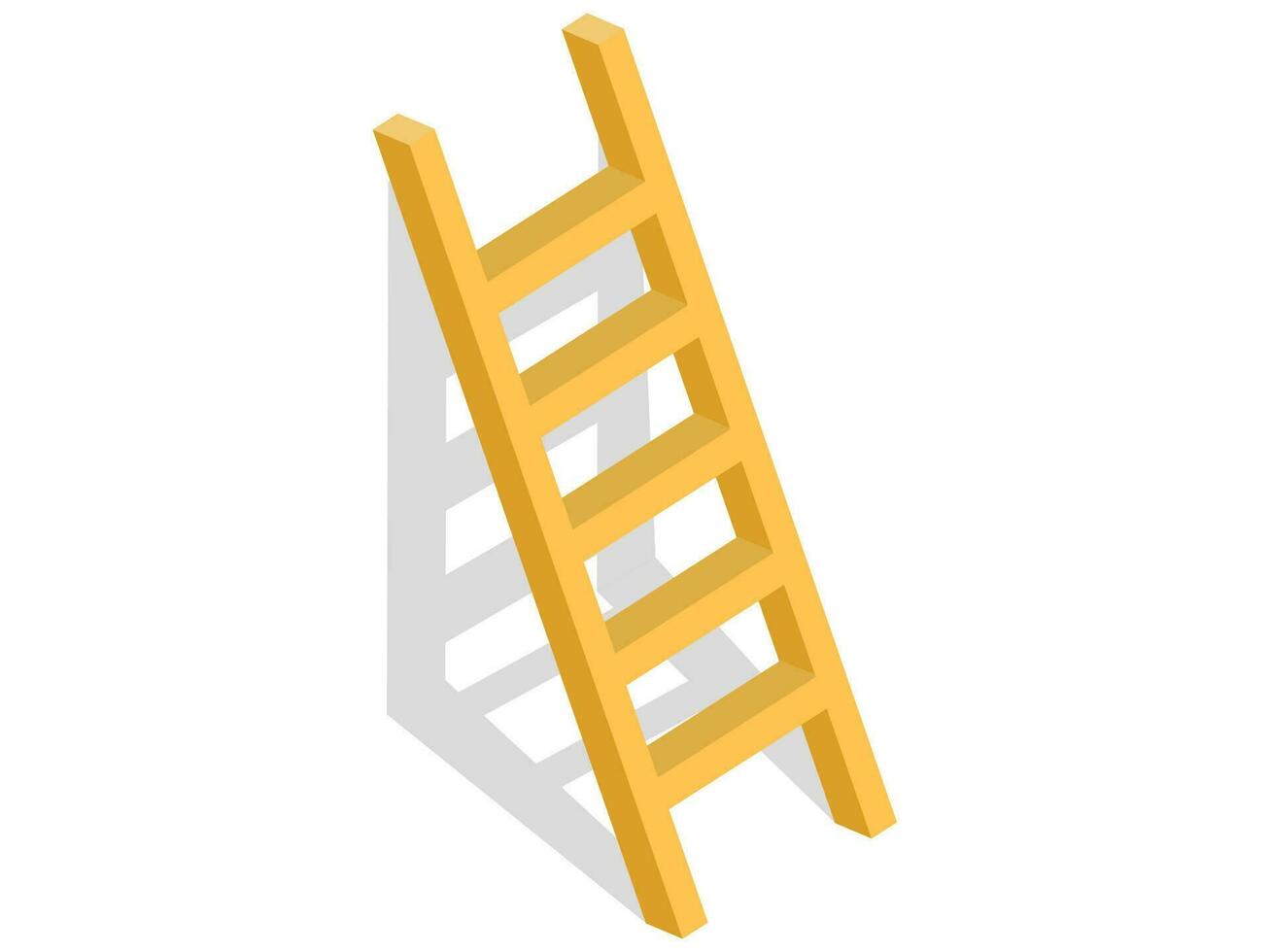 Isometric Ladder Icon vector