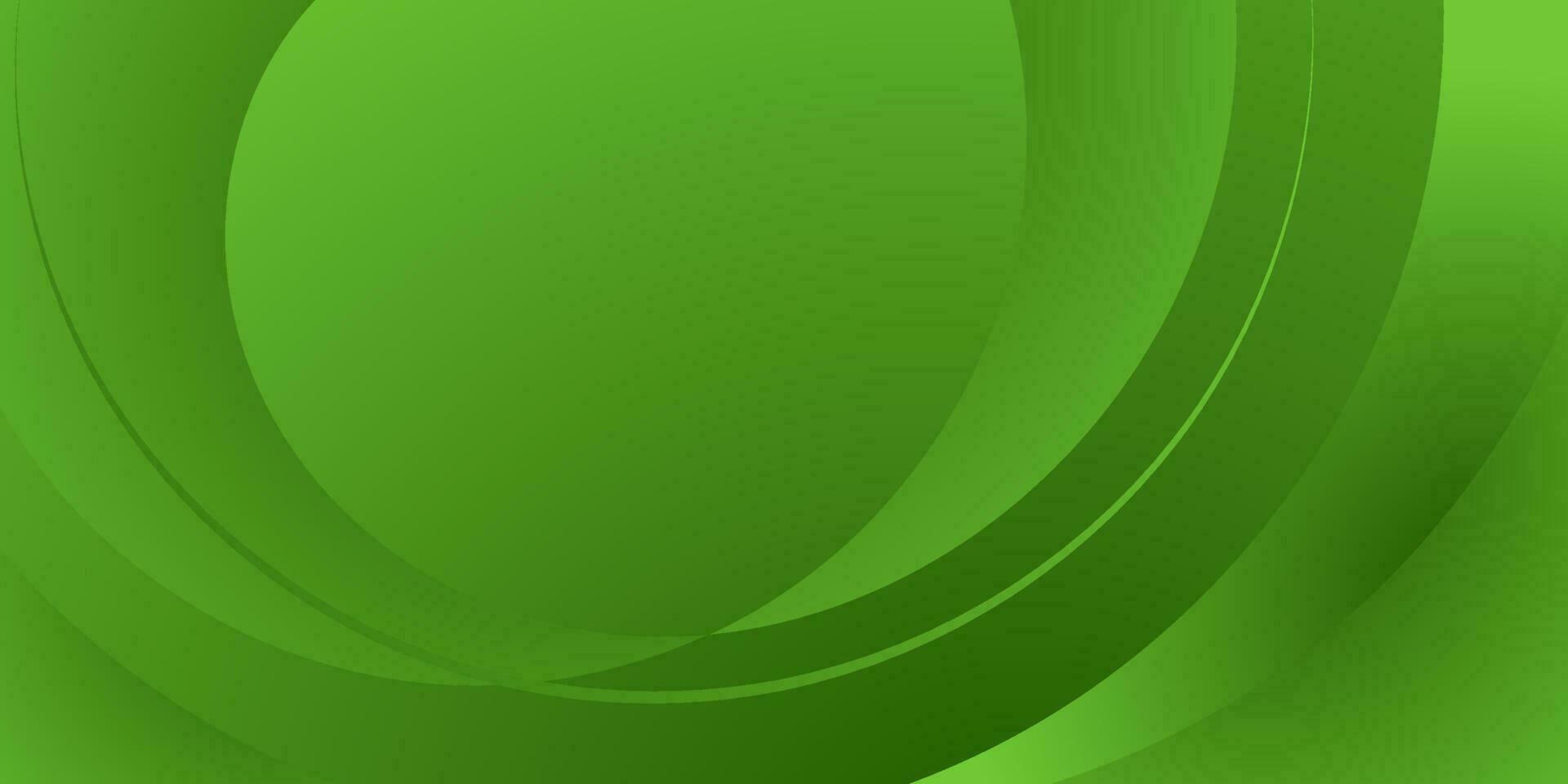 abstract green gradient wave modern background for business vector