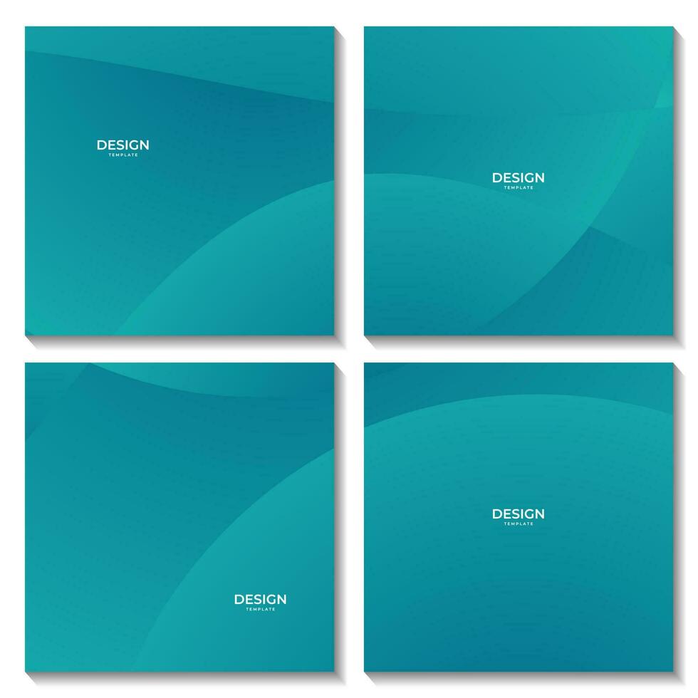 set of squares background. abstract aqua colorful background. vector illustration.