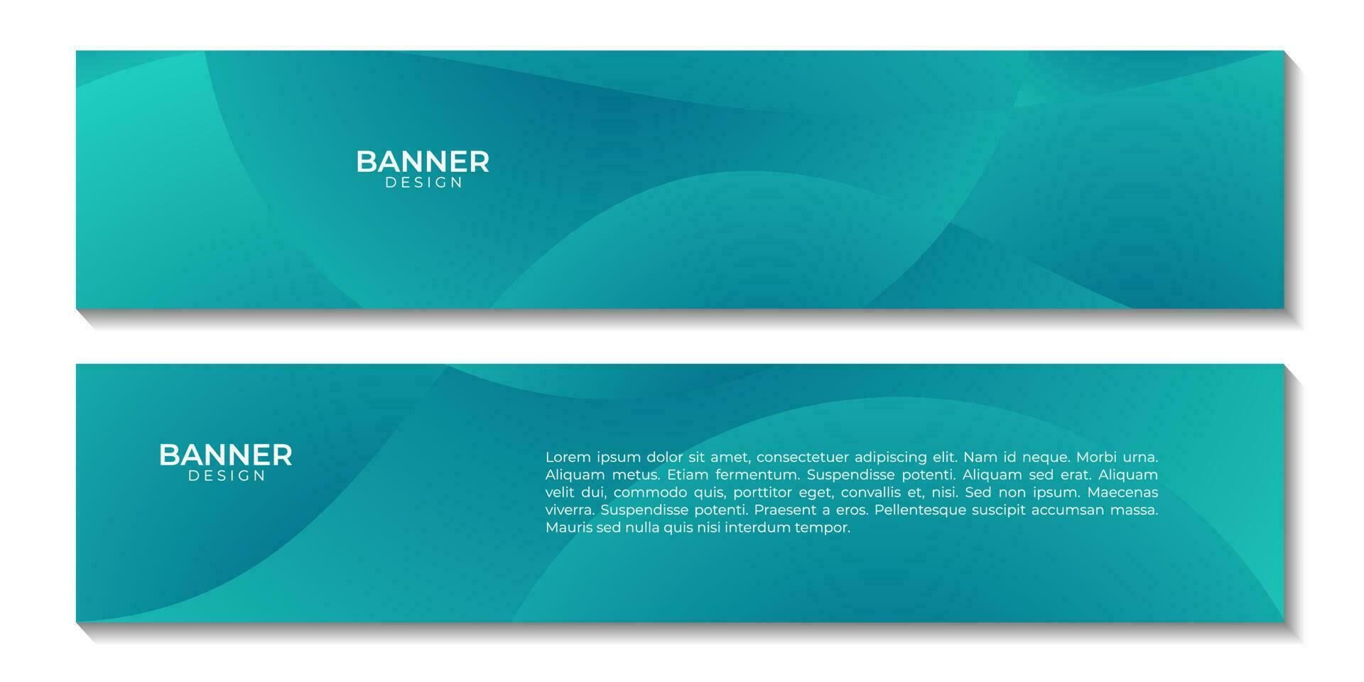 set of banners. abstract aqua colorful background. vector illustration.