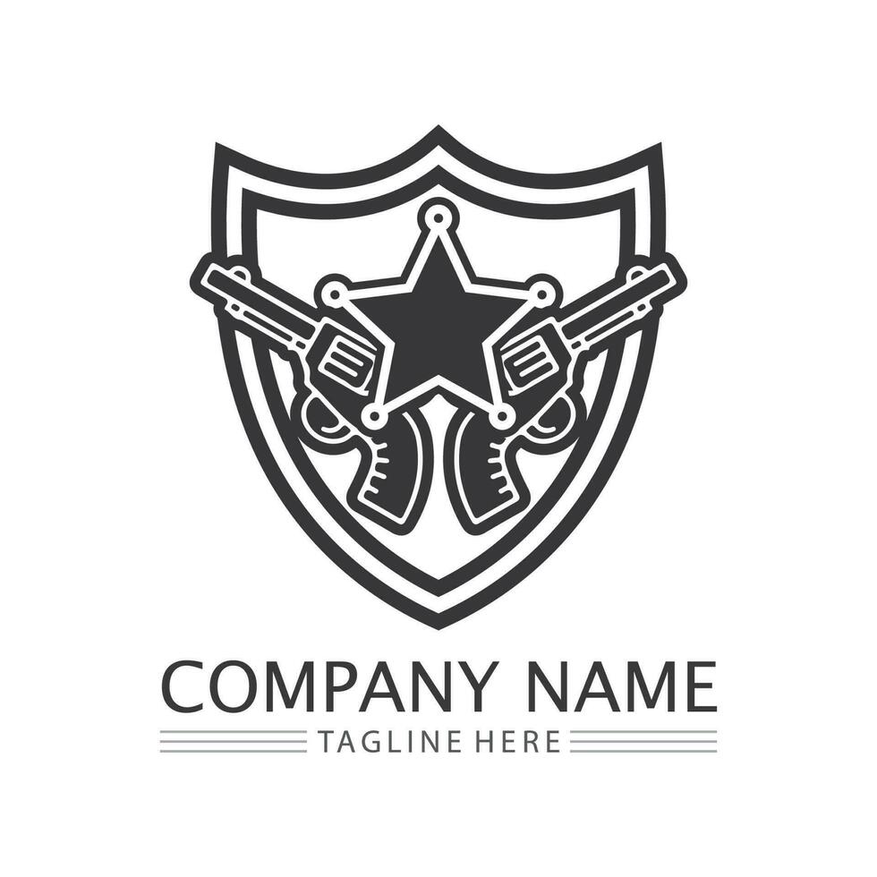 cowboy hat logo icon vector design template