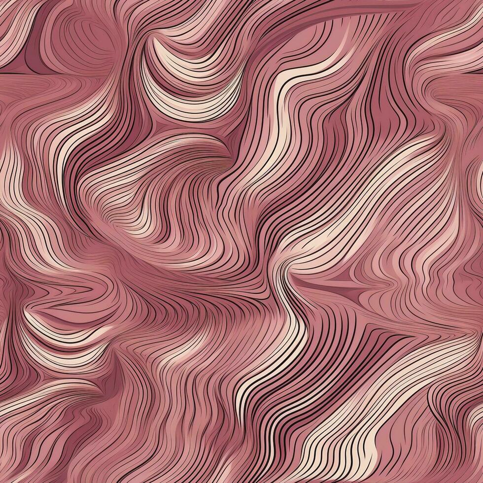 Seamless pattern with wavy scale texture, generate ai photo