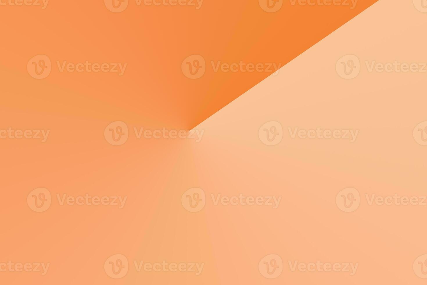 Abstract orange background. 3d render illustration. Minimalistic design, orange. photo