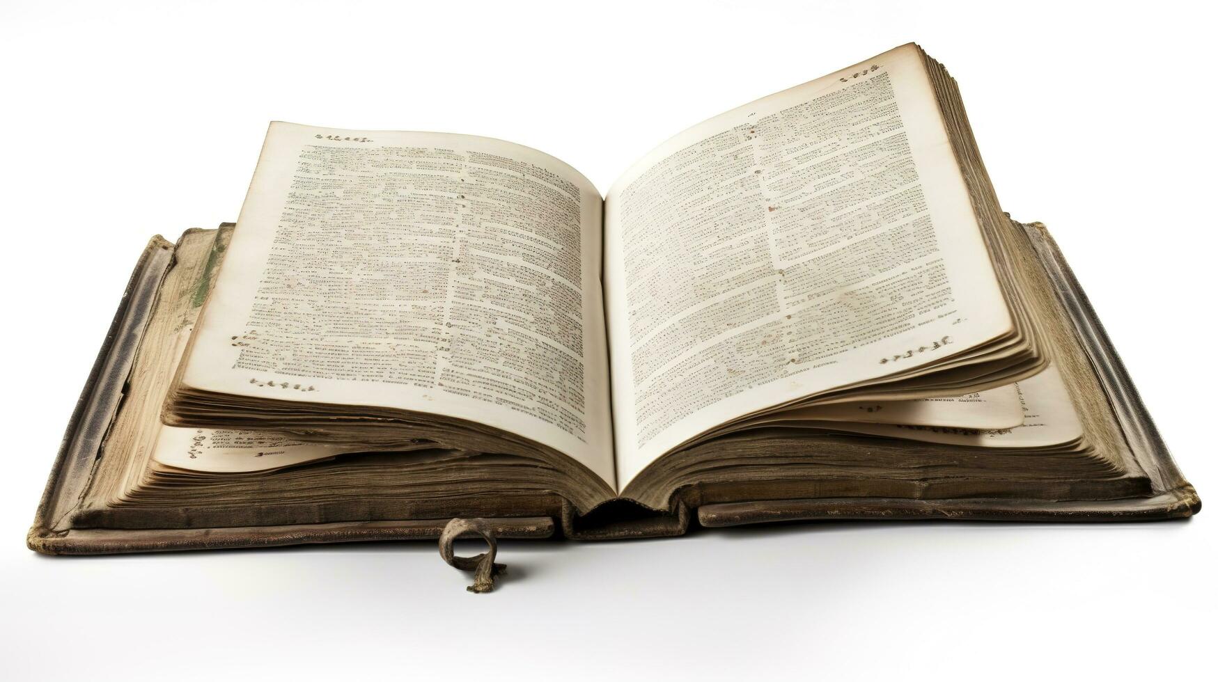Old Bible. Isolated, generate ai photo