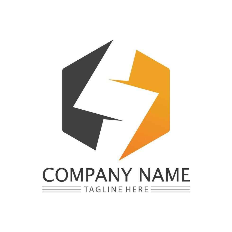 Flash Electric Logo Vector icon illustration design template. Bolt Energy Icon.electric logo flash vector bolt