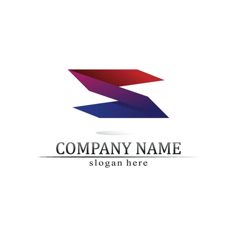 logotipo de la letra s corporativa empresarial vector