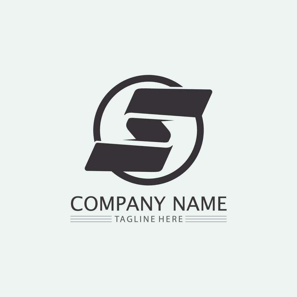 Business corporate S letter logo vector