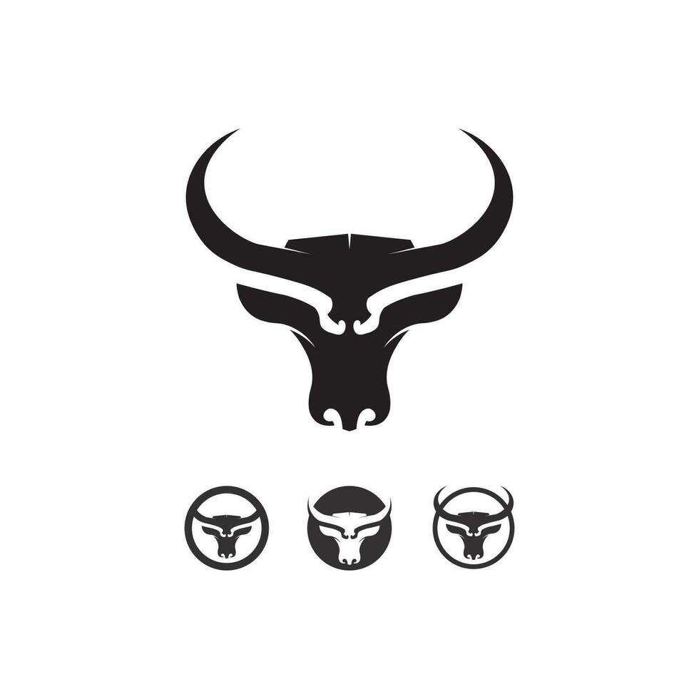 Bull buffalo head cow animal  mascot logo design vector for sport horn buffalo animal mammals head logo wild matador