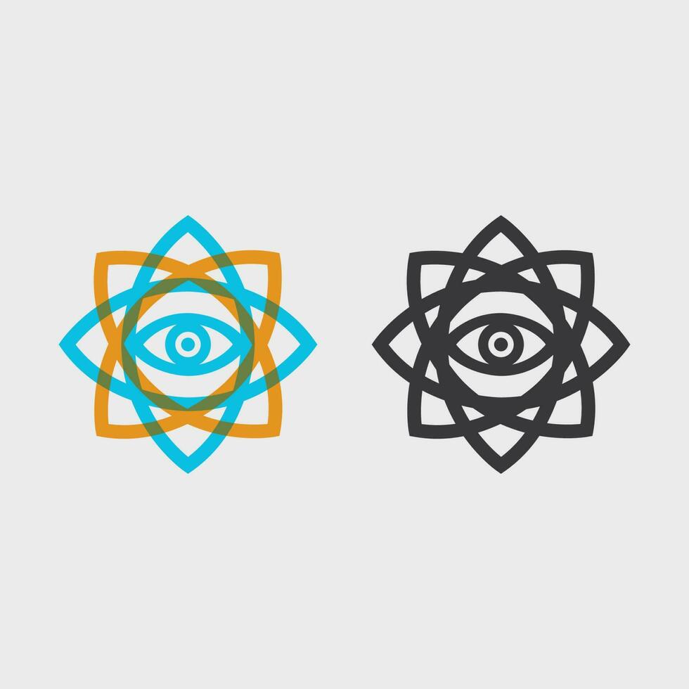 Eye Care vector logo design