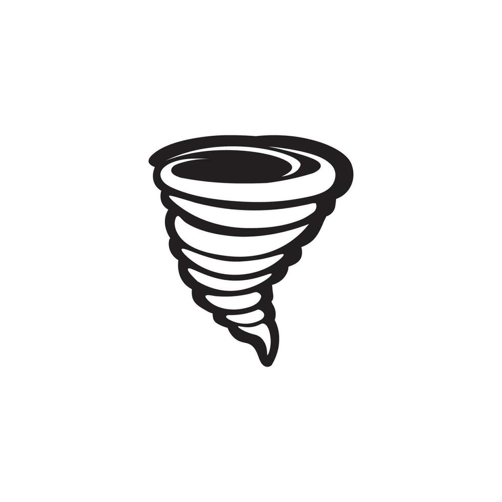 Tornado symbol vector illustration