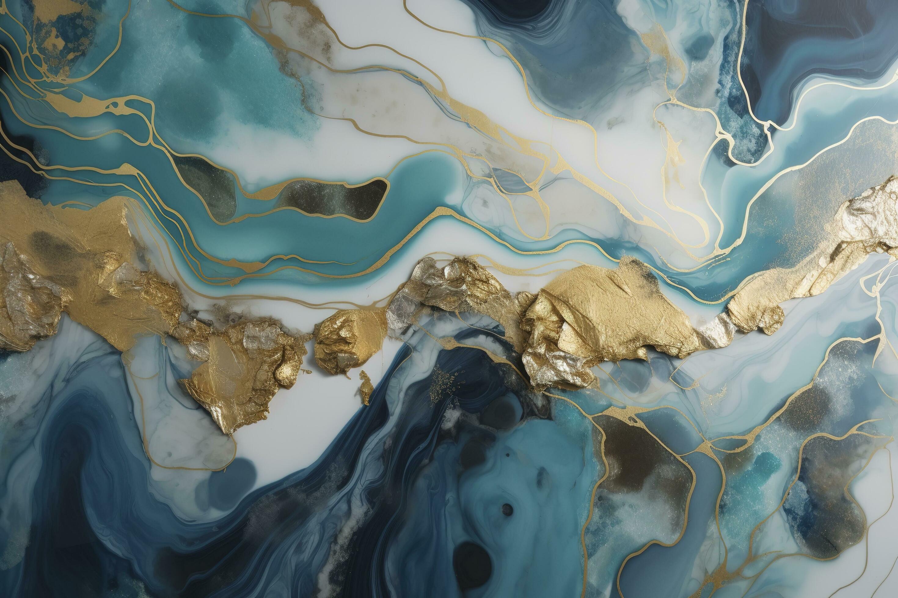 3d abstract marble wallpaper for wall decor. Resin geode and abstract