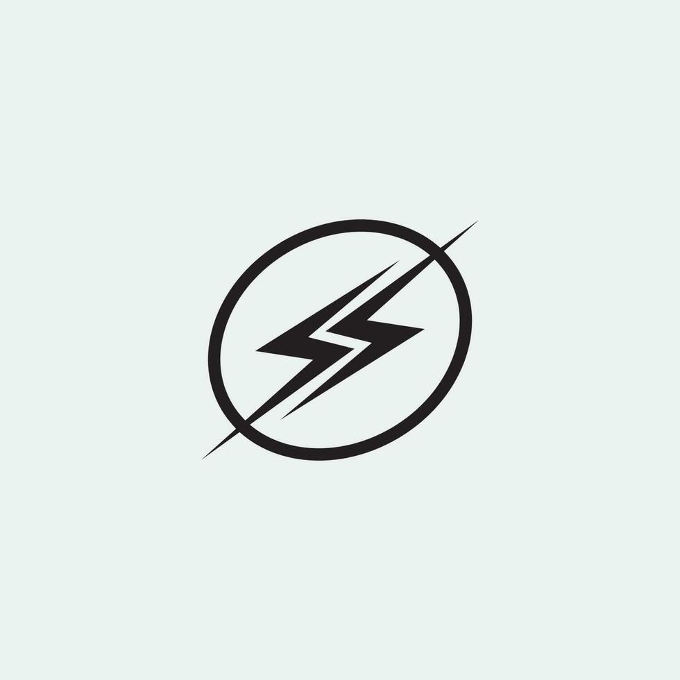 flash electric Vector lightning icon logo and symbols