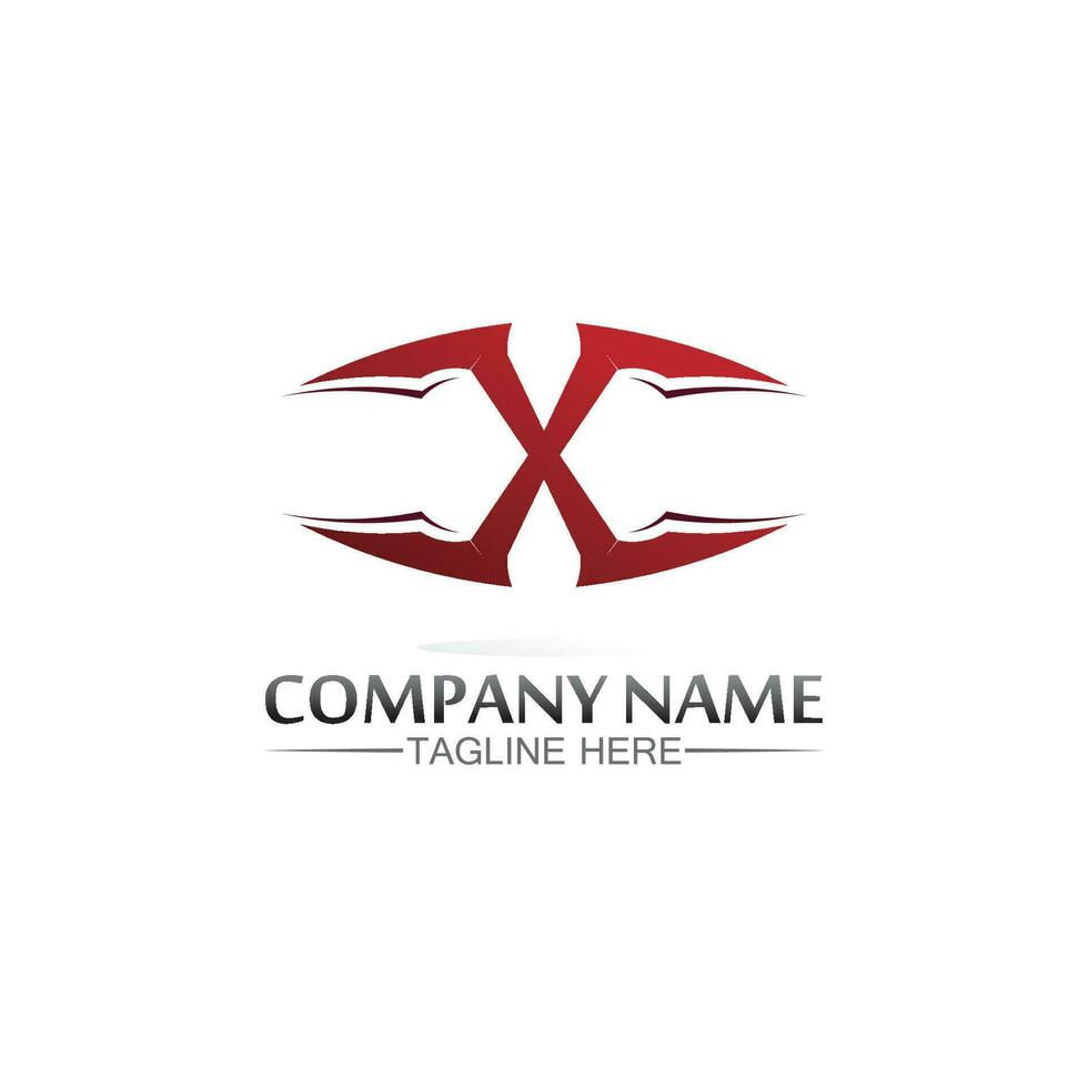 X logo and Letter X vector, Logo Template,  Illustration Design vector graphic alphabet symbol initial, brand