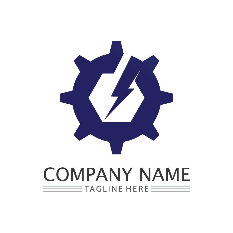 Gear Logo Template vector icon