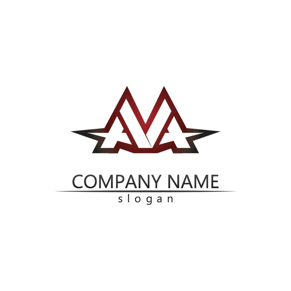 A Letter Logo Template vector