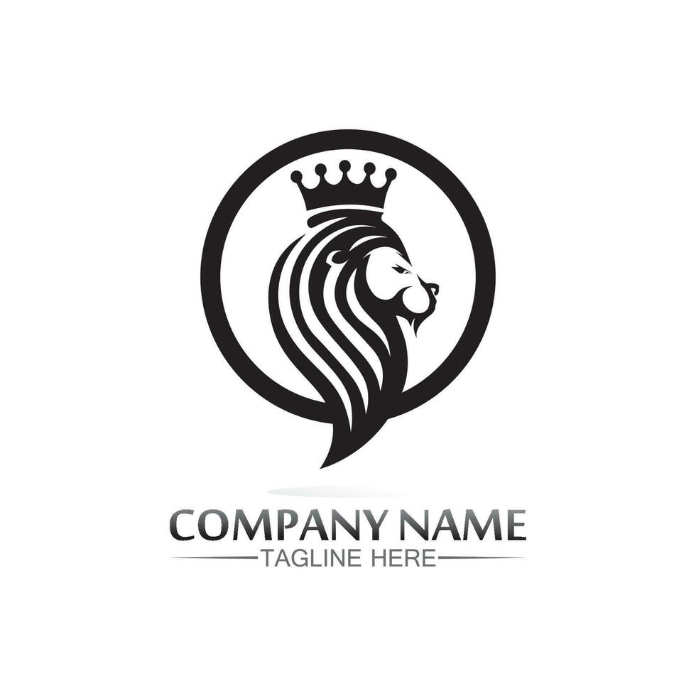 logotipo de la corona logotipo del rey logotipo de la reina, princesa, plantilla vector icono ilustración diseño imperial, real y exitoso logotipo empresarial