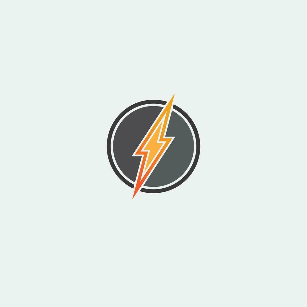 flash electric Vector lightning icon logo and symbols