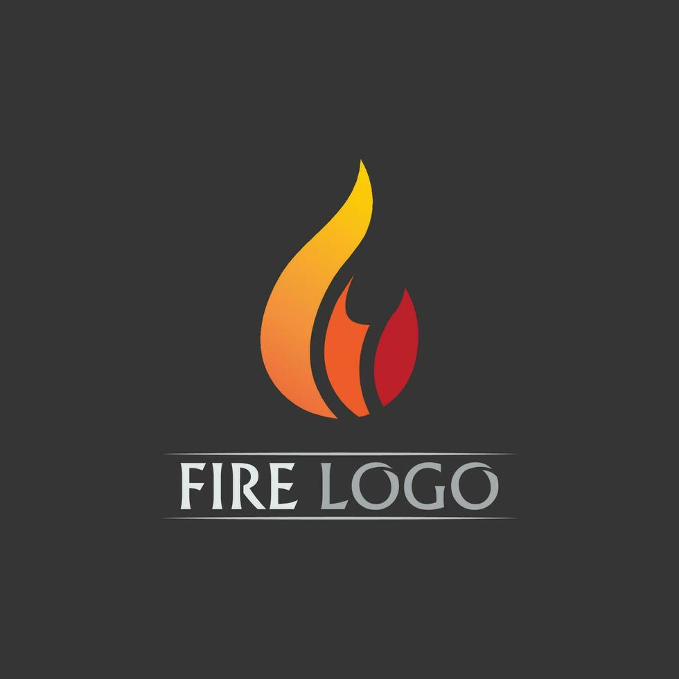 fuego logo e icono, elemento llameante caliente vector llama ilustración diseño energía, cálido, advertencia, signo de cocina, logo, icono, luz, potencia calor