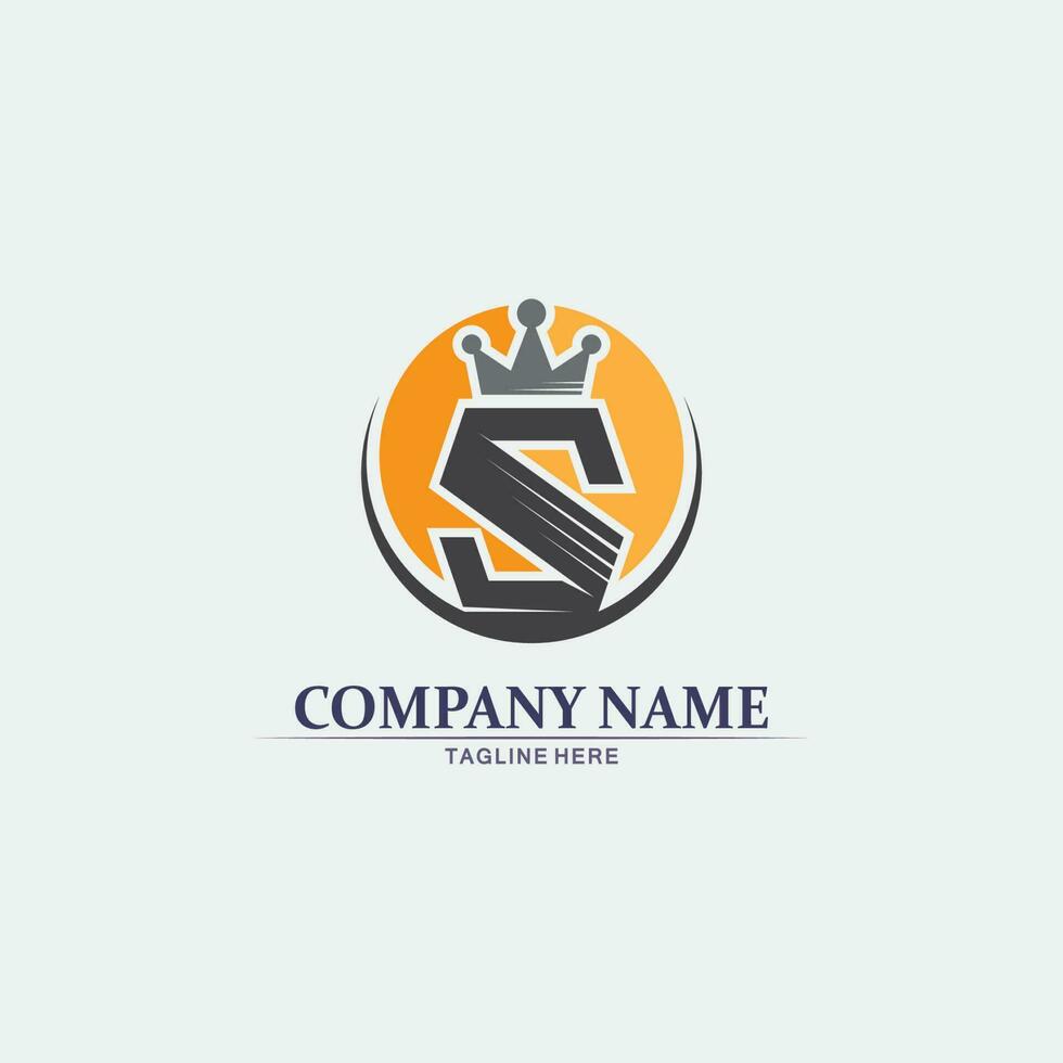 Business corporate S letter logo vector