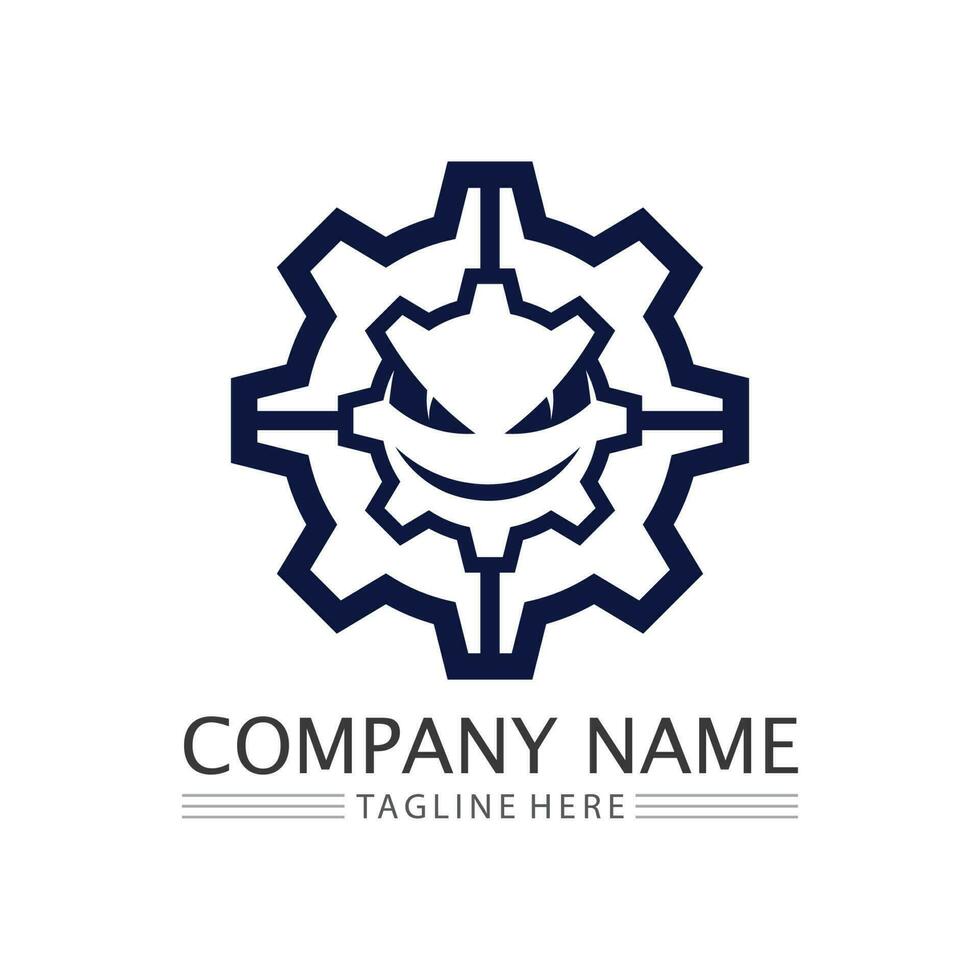 Gear Logo Template vector icon