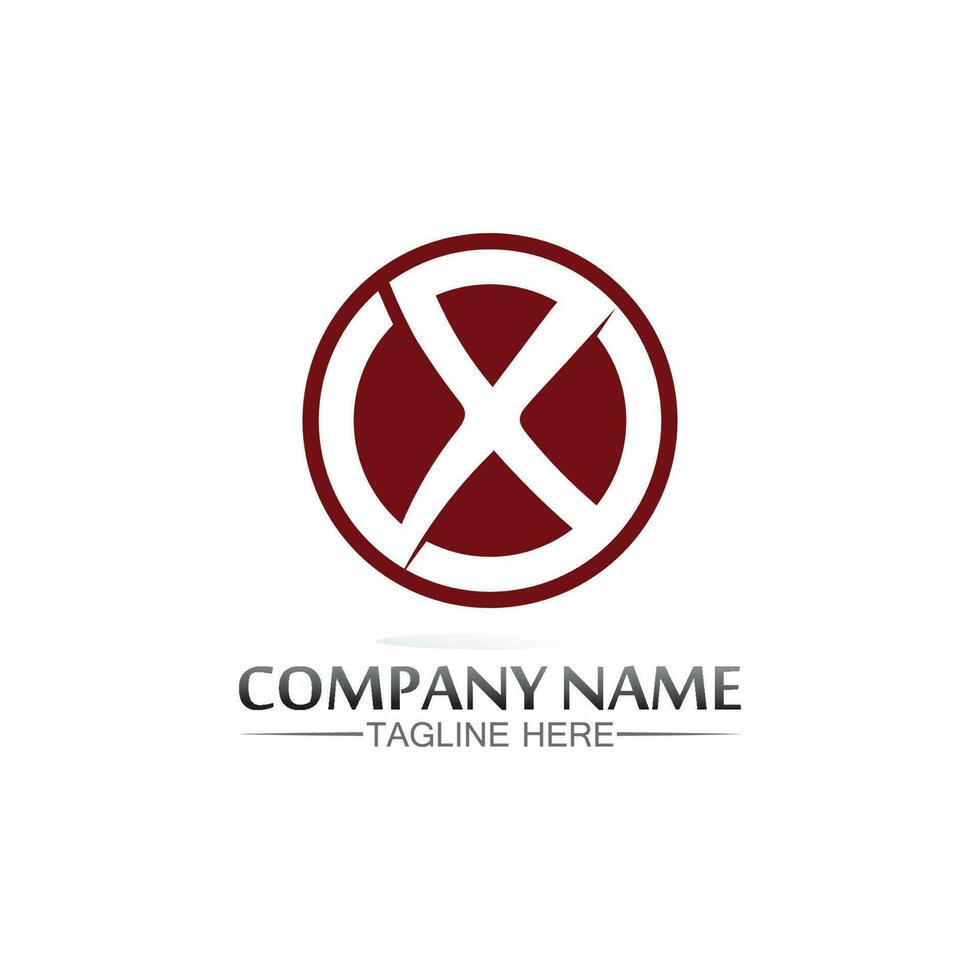 X logo and Letter X vector, Logo Template,  Illustration Design vector graphic alphabet symbol initial, brand