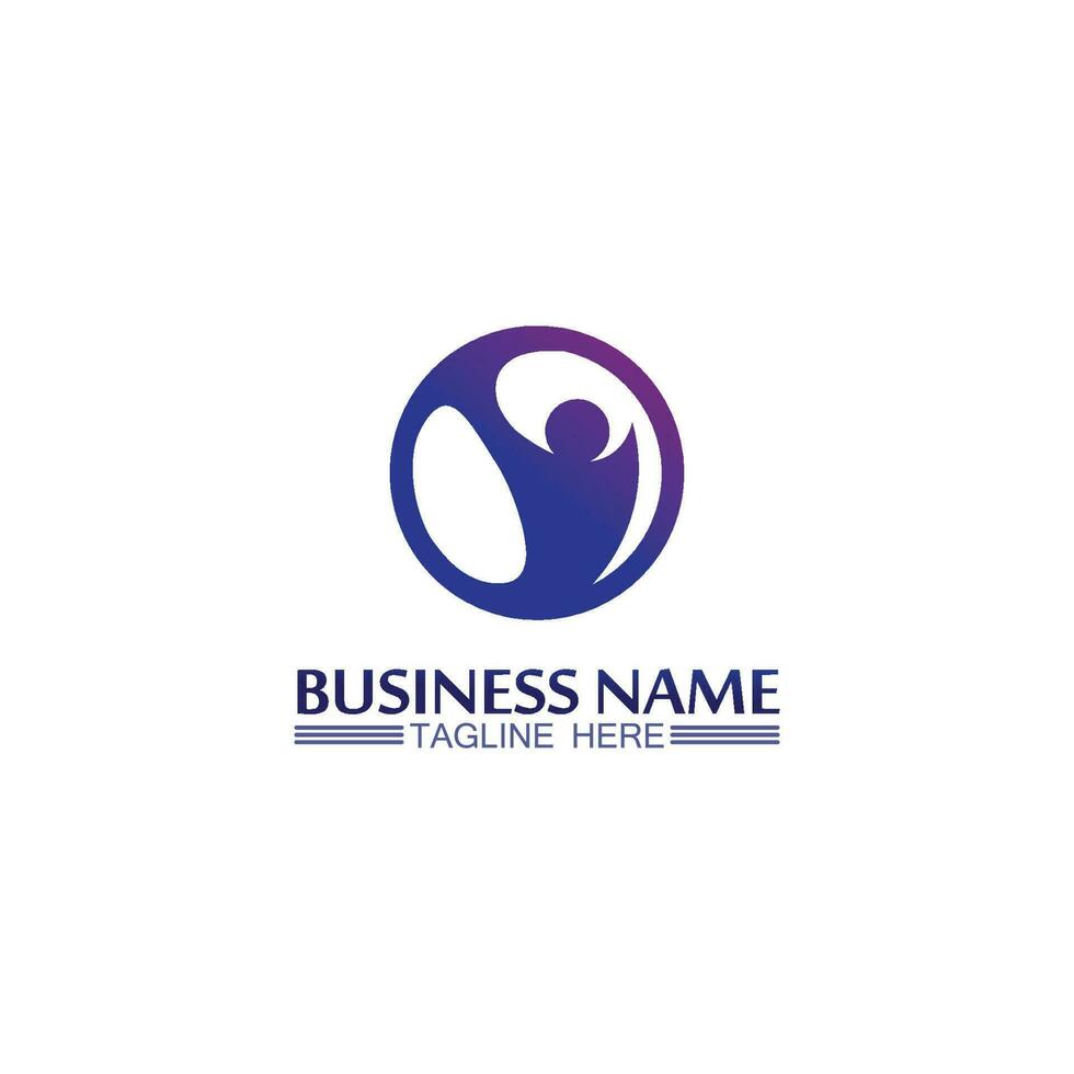 succes logo team work brand and business logo, vector community, unity colorful and friendship , partner teamwork care logo