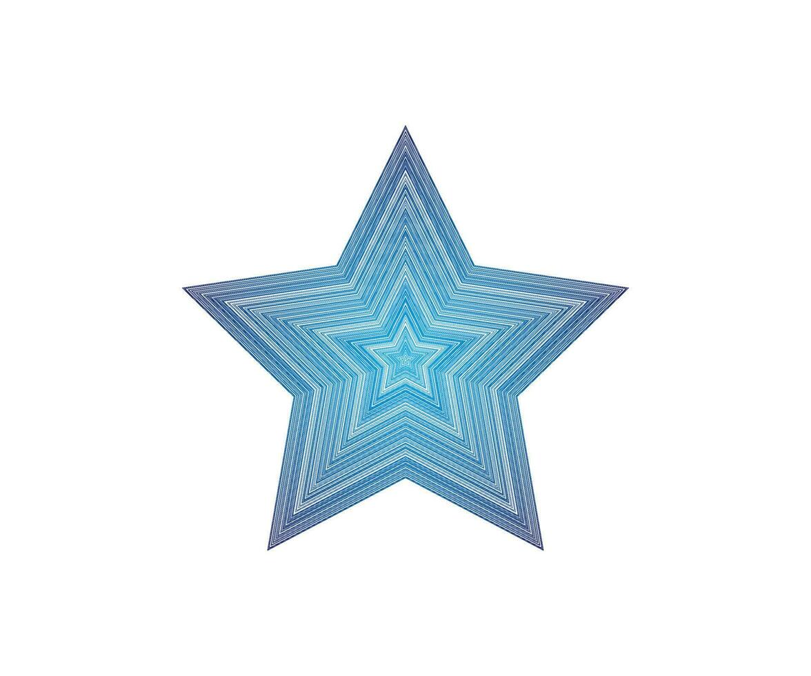 Big and small stars in motion for advertise on white background vector