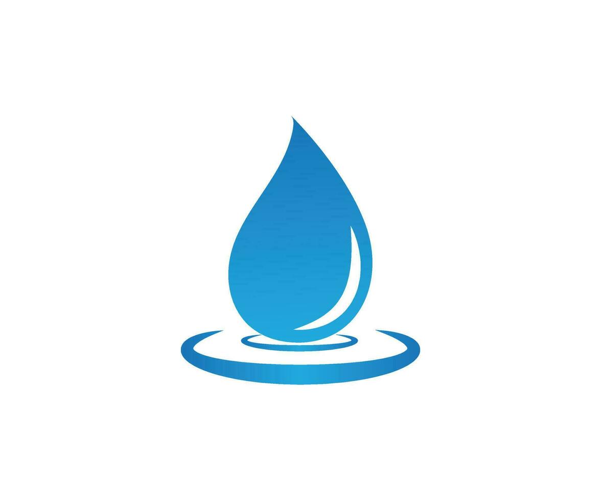 Water drop icon design vector template