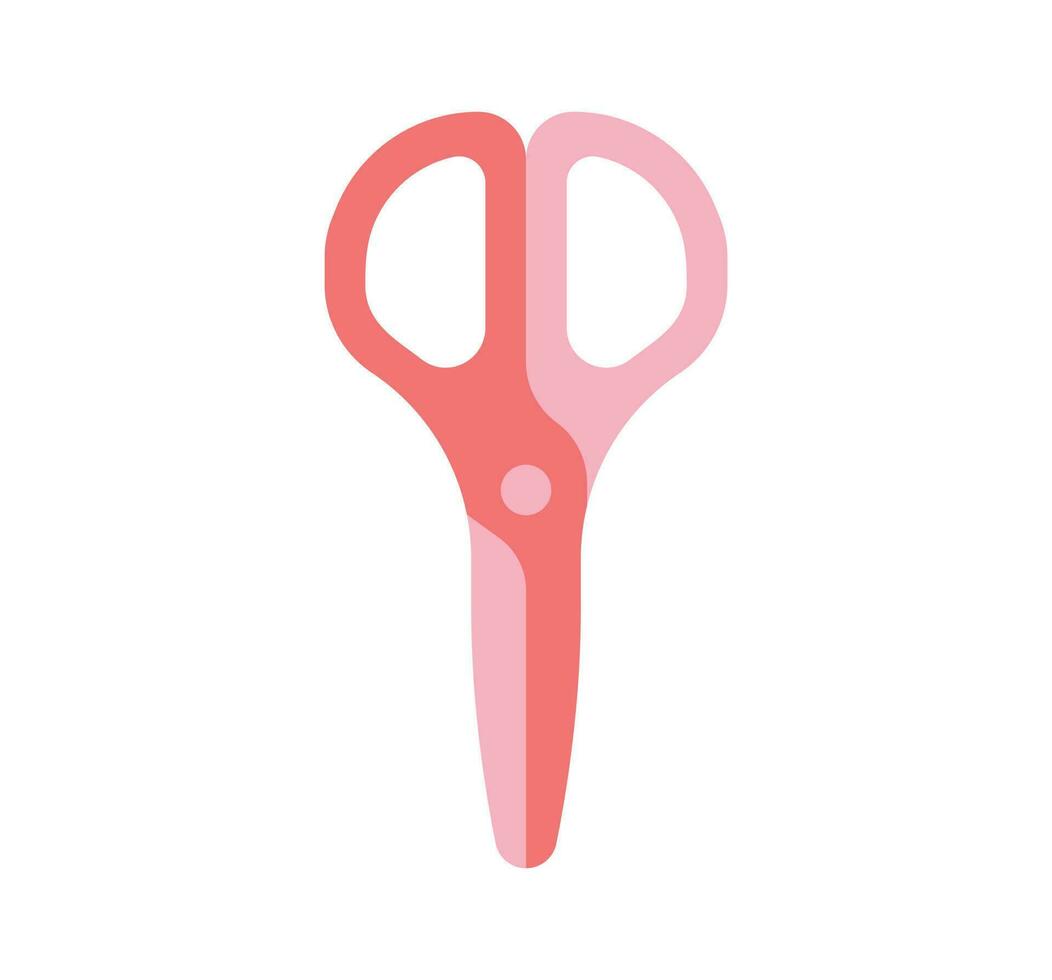 handmade workshop tools. office supplies scissors. vector