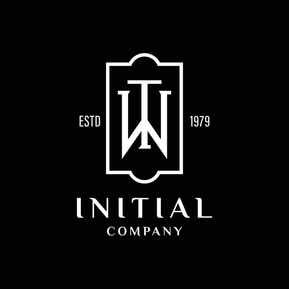 Vector letter A creative monogram logo design template