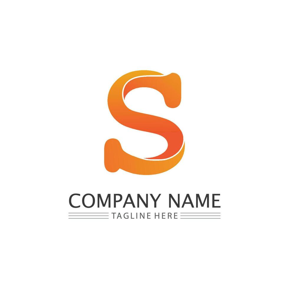 Business corporate S letter logo vector