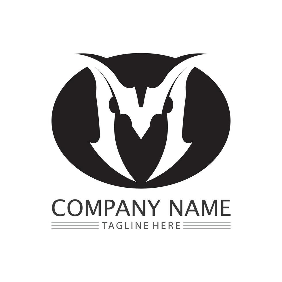 M Letter Logo Template vector