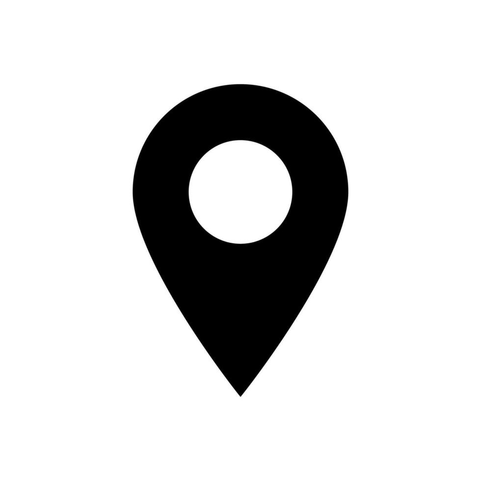 Location Map pointer icon vector