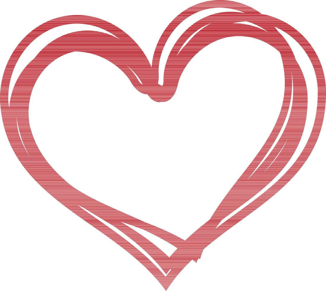 Heart shape frame design made by red color 24360812 vector art at vecteezy