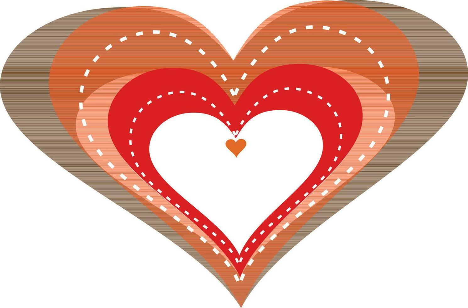 creativo vistoso corazones. vector