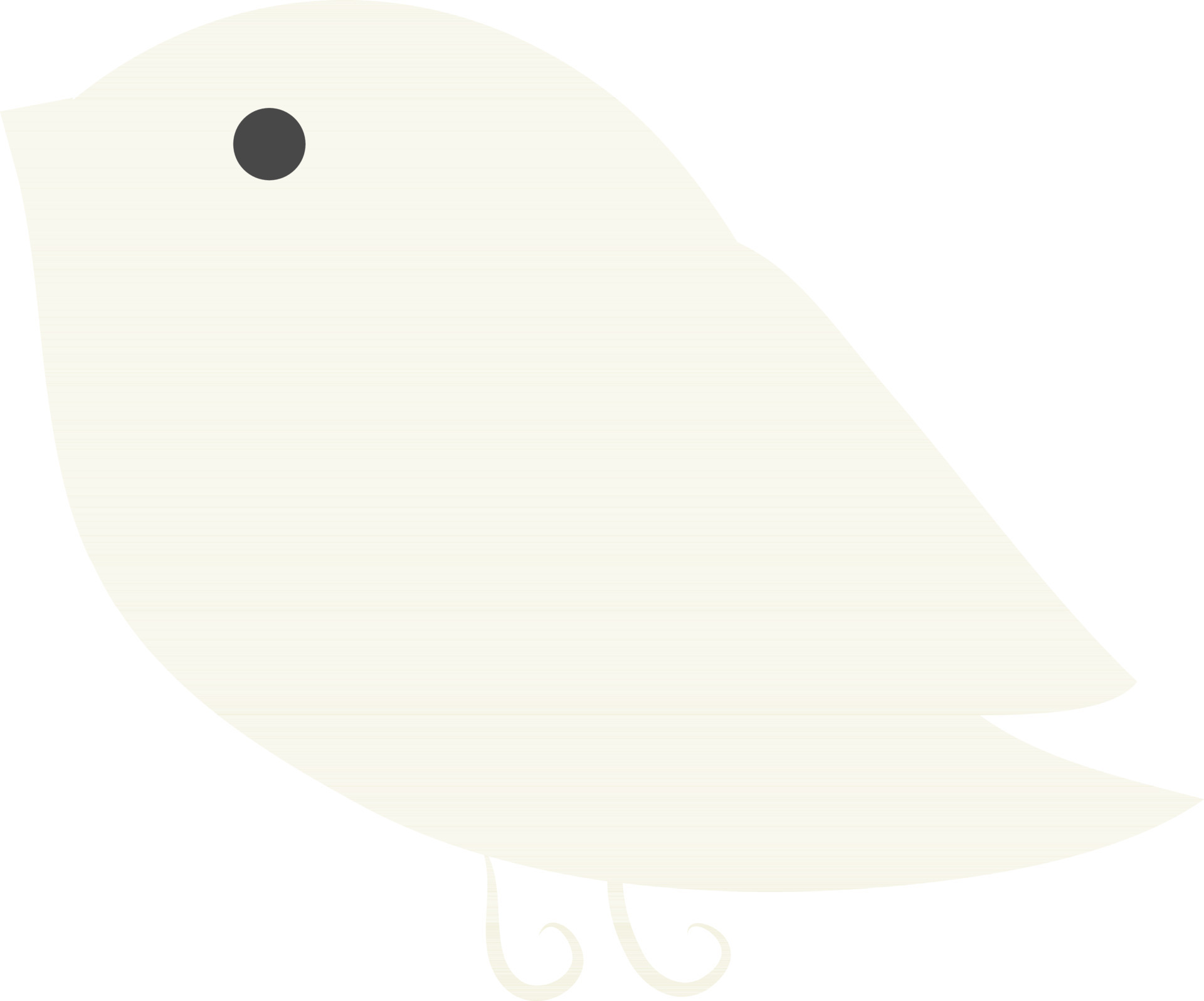 Flat style bird icon in white color. 24360864 Vector Art at Vecteezy
