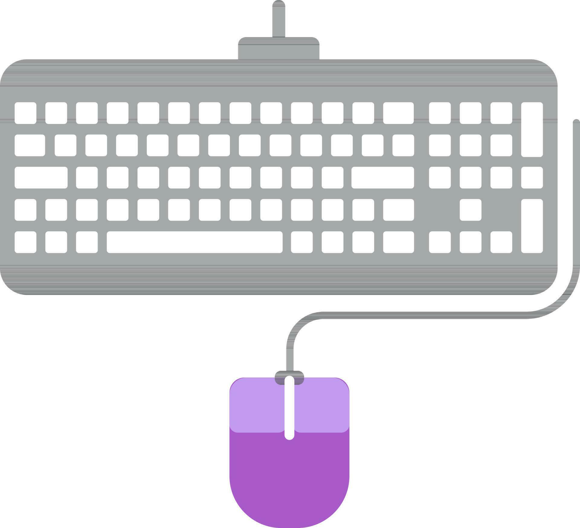 Vector Illustration of Keyboard and Mouse. 24361193 Vector Art at Vecteezy