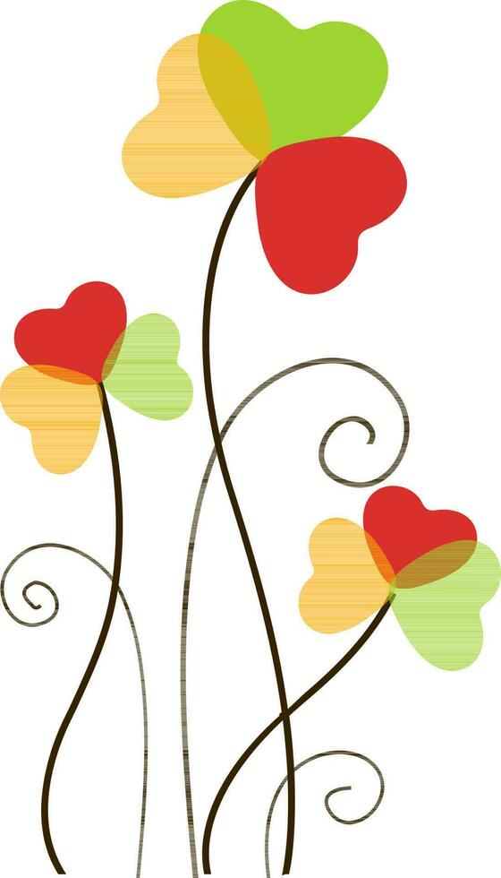 Beautiful floral design, vector illustration.