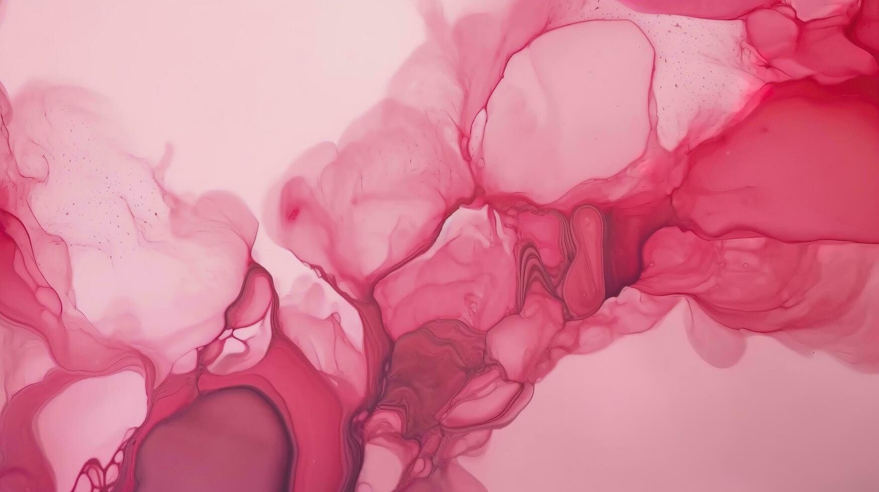 Abstract alcohol ink texture marble style background pink and gold texture, Pink abstract alcohol ink background fluid watercolor, generate ai photo