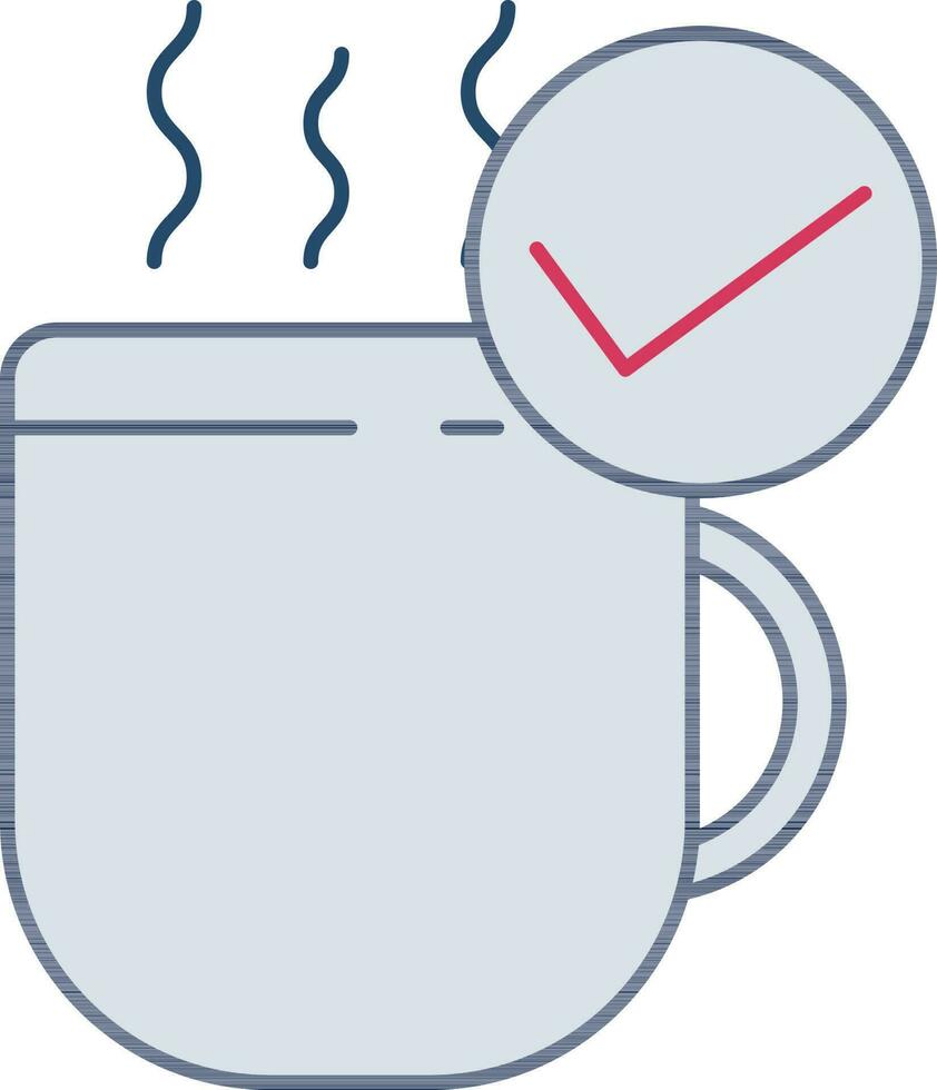 Vector illustration of Hot Drink Cup for Checking.