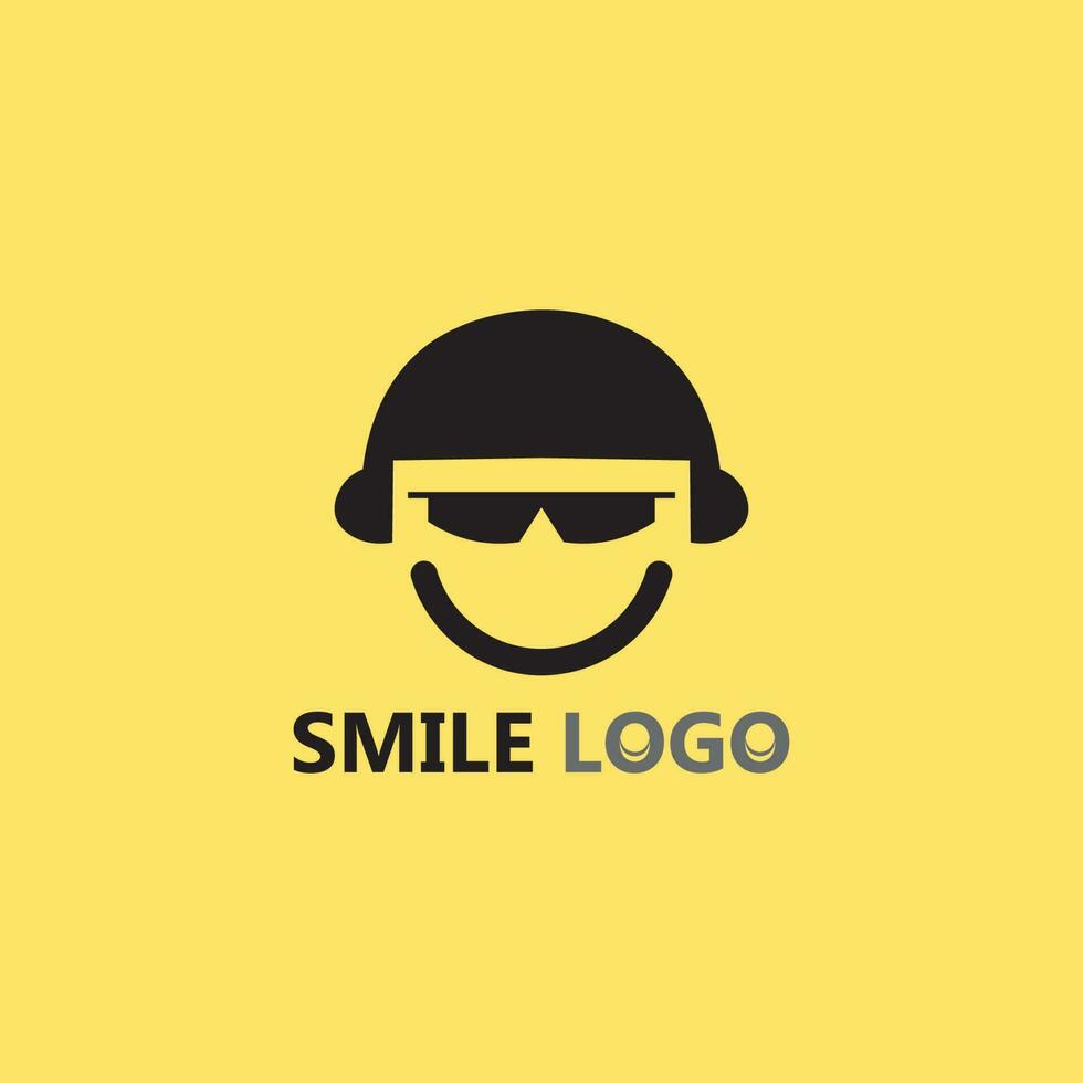 smile icon, smile, logo vector design happy emoticon Business, funny design and vector emoji happiness