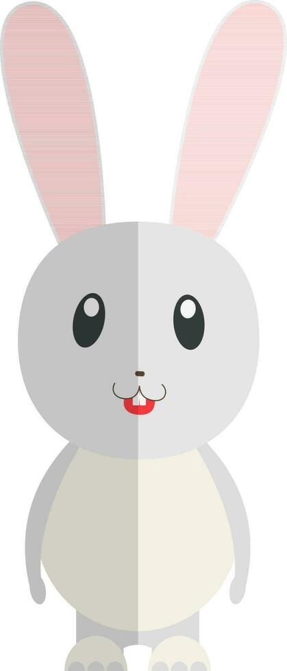 Cartoon character of rabbit. vector