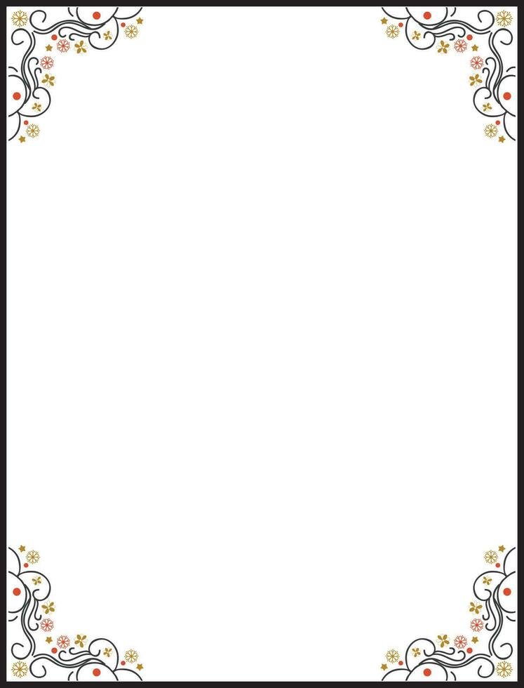 Beautiful floral frame design. vector