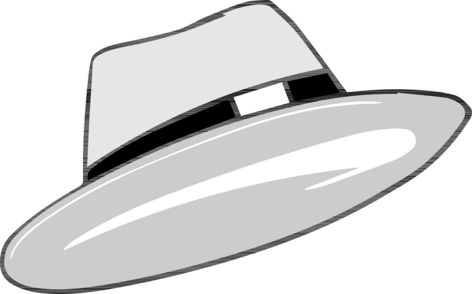 ilustración de un sombrero. vector