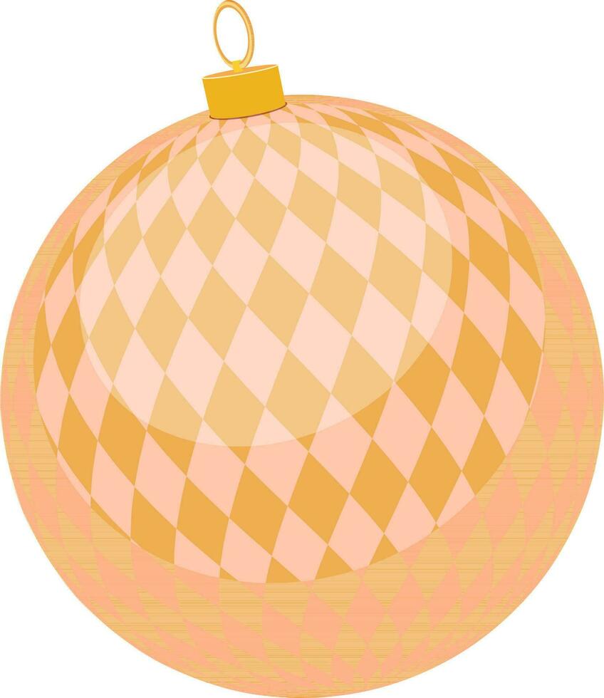 Illustration of beautiful Christmas Ball. vector