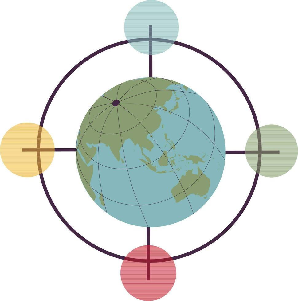 tierra globo para negocio concepto. vector