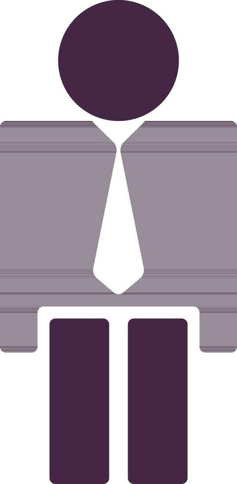 Business symbol in flat style. vector